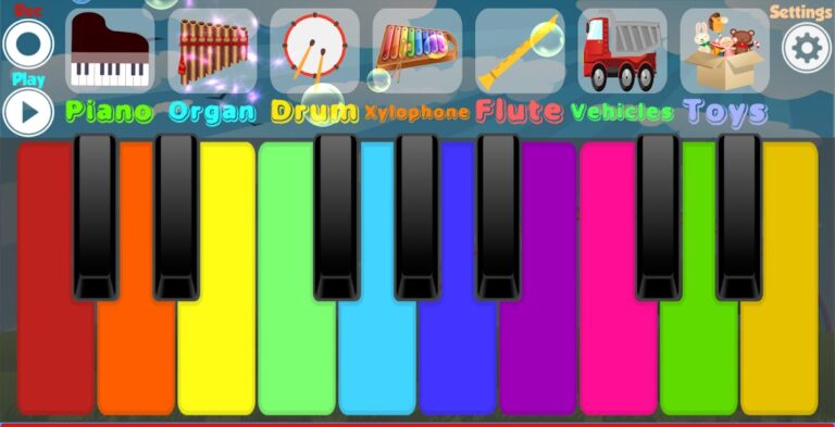 Kids Piano для Android — скриншот 1