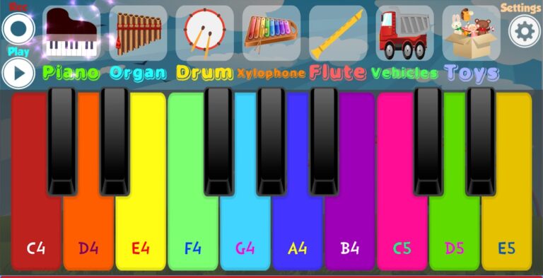 Kids Piano для Android — скриншот 5