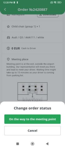Kiwitaxi Driver для Android — скриншот 4