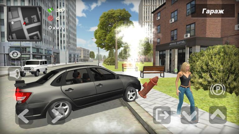 Лада Гранта. Игра про машины для Android — скриншот 3