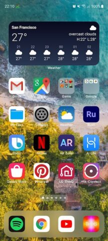 Лаунчер iOS 17 Lite — скриншот 1
