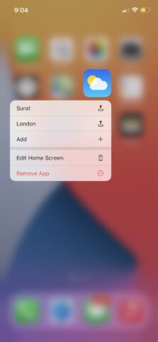 Launcher iOS Widgets для Android — скриншот 4