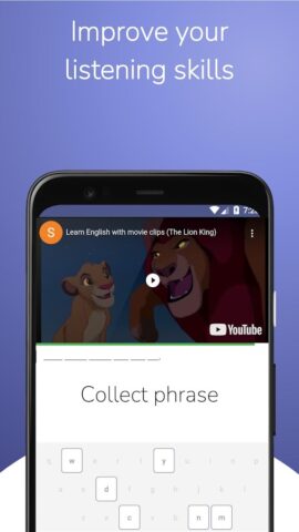 Learn English by movies, books для Android — скриншот 4