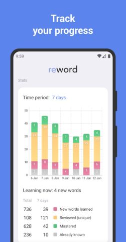 Корейский язык: учить слова для Android — скриншот 4