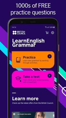 LearnEnglish Grammar для Android — скриншот 1