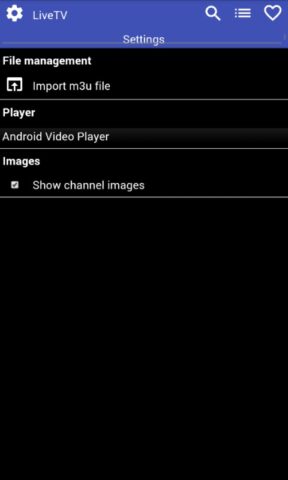 LiveTV для Android — скриншот 2