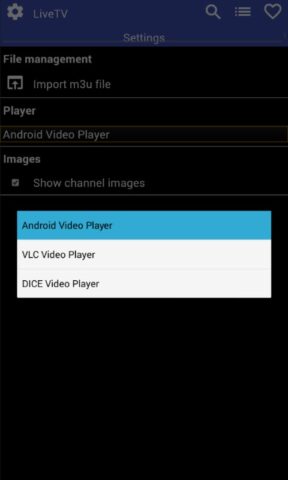 LiveTV для Android — скриншот 3