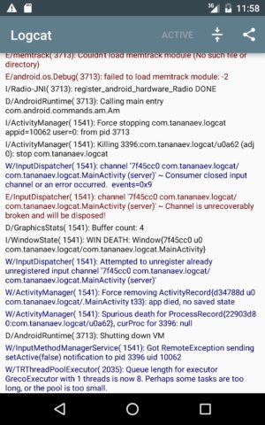 Logcat [NO ROOT] для Android — скриншот 2