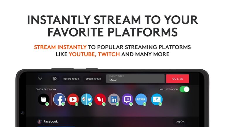 Logitech Mevo для Android — скриншот 2