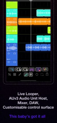 Loopy Pro: Looper DAW Sampler для iOS — скриншот 5