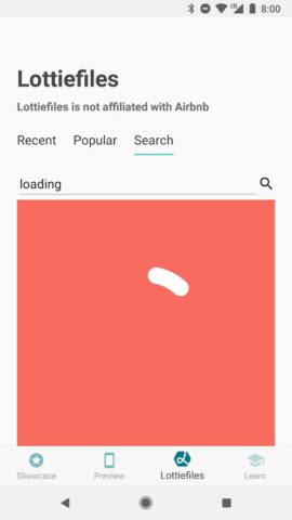 Lottie для Android — скриншот 3