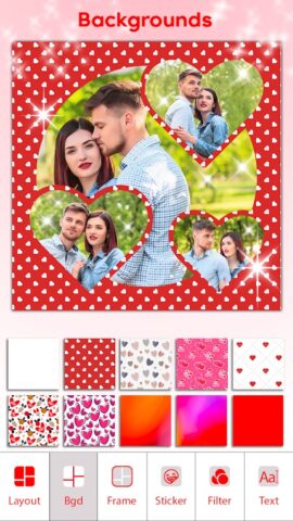 Коллаж Сердце — Рамки Любовь для Android — скриншот 2