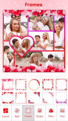 Коллаж Сердце — Рамки Любовь для Android — скриншот 3