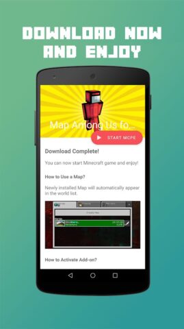 Map Among Us for MCPE для Android — скриншот 4