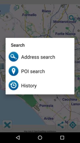 Карта Рим офлайн для Android — скриншот 3