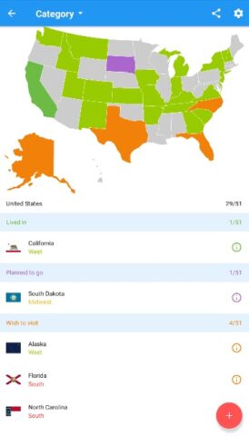 Mark O’Travel — Где я уже был? для Android — скриншот 3