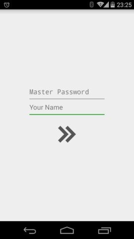 Master Password для Android — скриншот 1
