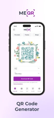Me QR — Генератор QR-кодов для iOS — скриншот 1