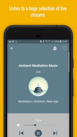 Meditation Radio для Android — скриншот 2