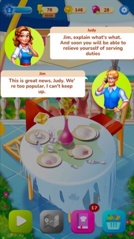 Кафе игра: соединяй и совмещай для Android — скриншот 5