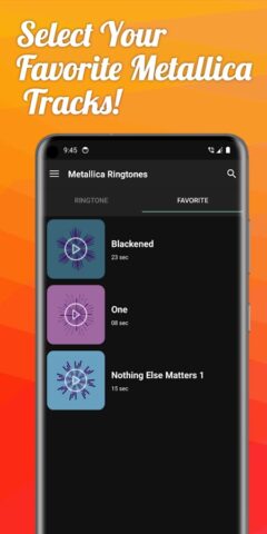 Metallica ringtones для Android — скриншот 5
