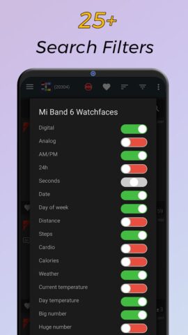 Mi Band 6 Циферблаты для Android — скриншот 5