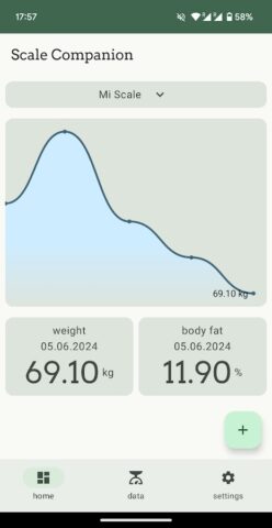 Mi Smart Scale 2 Companion для Android — скриншот 1