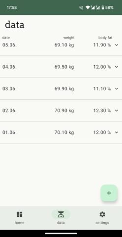 Mi Smart Scale 2 Companion для Android — скриншот 2