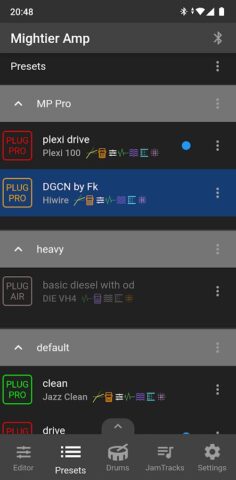 Mightier Amp для Android — скриншот 2