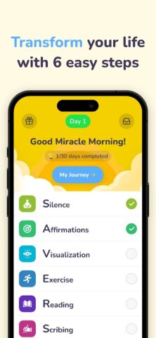 Miracle Morning Routine для Android — скриншот 2