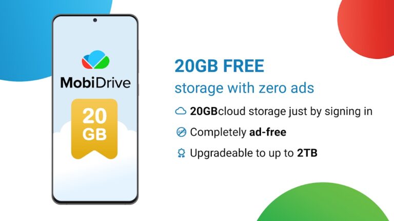 MobiDrive Cloud Storage & Sync для Android — скриншот 1