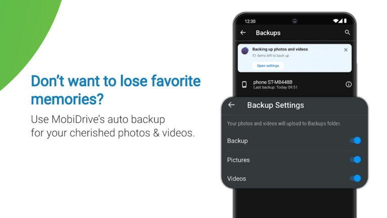 MobiDrive Cloud Storage & Sync для Android — скриншот 3