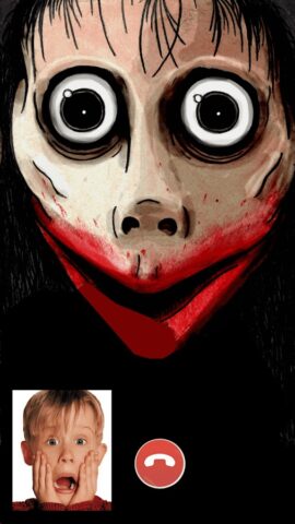 Momo Creepy Horror video Call для Android — скриншот 4