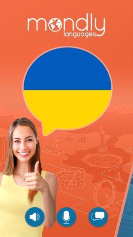 Mondly: Украинский язык для Android — скриншот 1