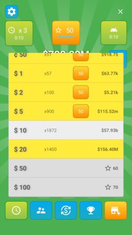 Money Clicker Game для Android — скриншот 3