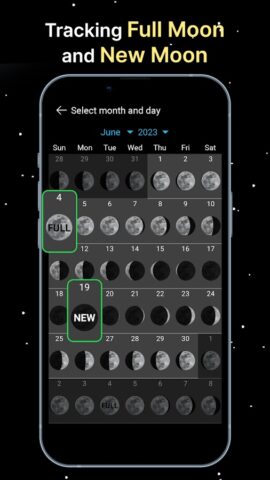 Календарь фаз Луны для Android — скриншот 3