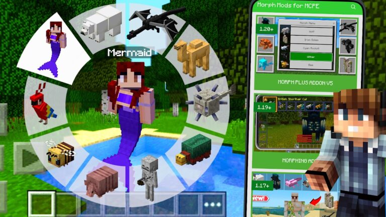Morph Mod for Minecraft PE для Android — скриншот 2