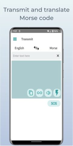 Morse Code Encoder & Decoder для Android — скриншот 1
