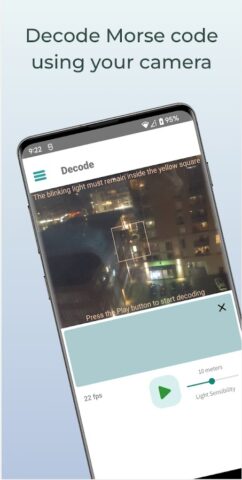 Morse Code Encoder & Decoder для Android — скриншот 2