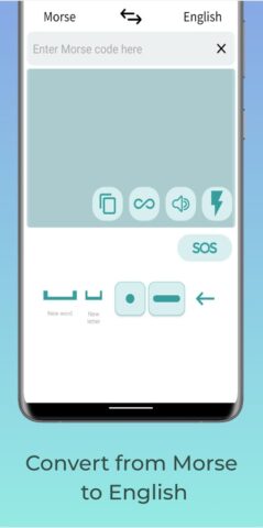 Morse Code Encoder & Decoder для Android — скриншот 3