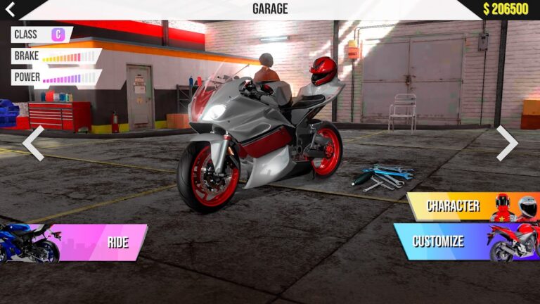 Motorcycle Real Simulator для Android — скриншот 1