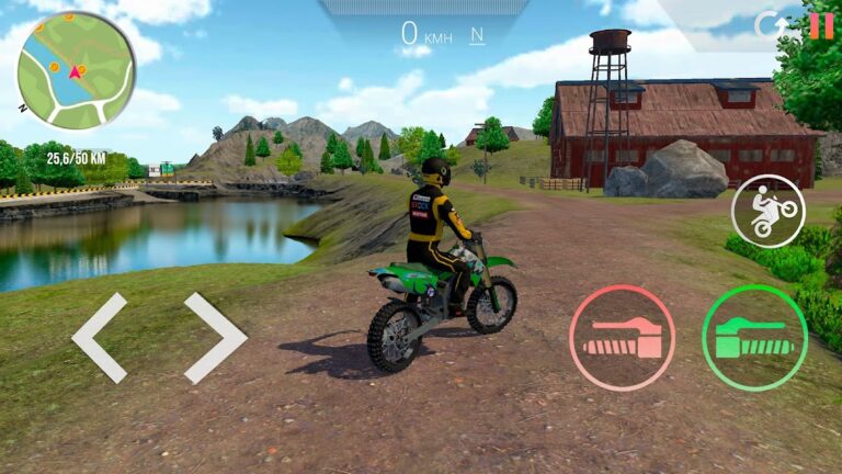 Motorcycle Real Simulator для Android — скриншот 3