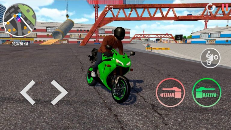 Motorcycle Real Simulator для Android — скриншот 5