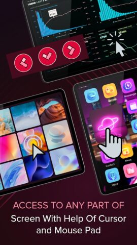 Mouse Cursor For Big PhoneFull для Android — скриншот 1