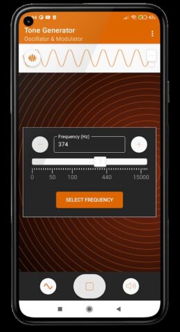 Multi-Frequency Tone Generator для Android — скриншот 1