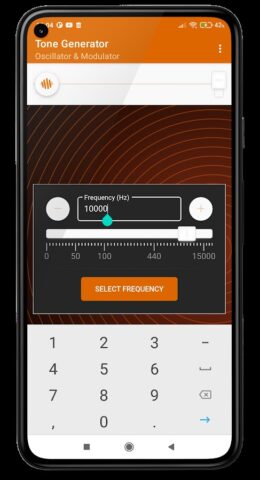 Multi-Frequency Tone Generator для Android — скриншот 2
