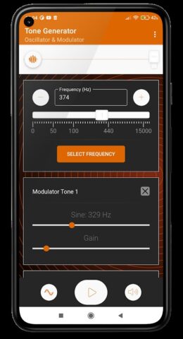 Multi-Frequency Tone Generator для Android — скриншот 4