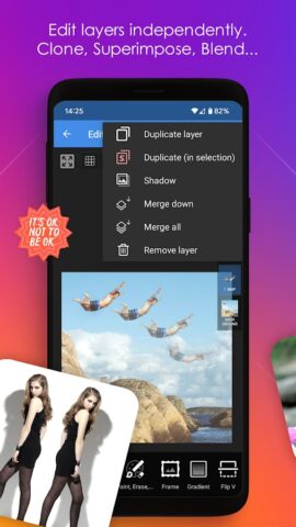 Multi Layer — фоторедактор для Android — скриншот 3