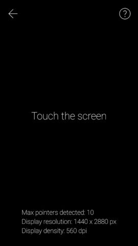 MultiTouch Test для Android — скриншот 1