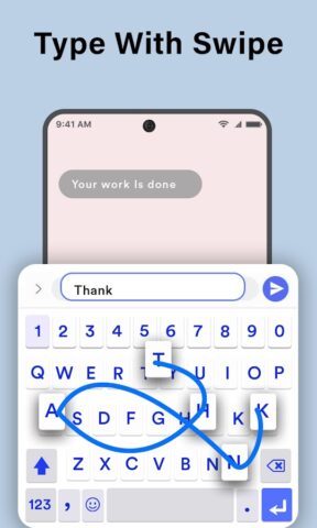 Клавиатура для Samsung русский для Android — скриншот 1